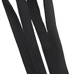 ATORSE 2Pcs Weight Lifting Straps Wrist Support Wraps for Home Gym Fitness Exercise Black-image-2