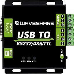 Waveshare USB to RS232 / RS485 / TTL Industrial Isolated Converter with Original FT232RL Embedded Protection Circuits and Aluminium Alloy Enclosure for Industrial Control Equipments-6