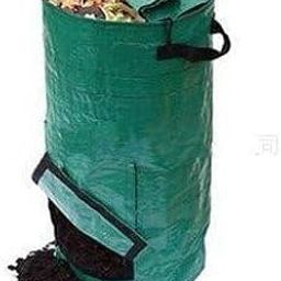 Ez4garden Reuseable Heavy Duty Garden Leaf Waste Bag Yard Compost Bin Composting Fruit Kitchen Waste Fermentation Cali Secrets Growers 25L,Dark Green-image-62