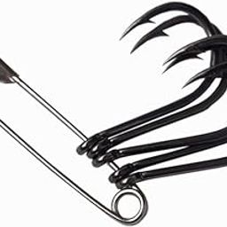 Gauri Enterprises High Carbon Steel Jig Jag Fishing Hook -5pcs Fishing Hook Fishing Lure Hooks-image-10