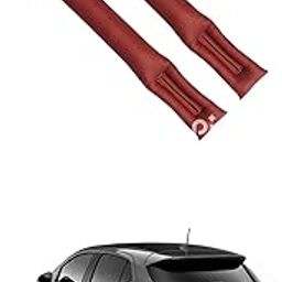 LOVMOTO Universal Car Gap Filler Organiser Car Seat Gap Filler, Car Seat Gap Organiser, PU Leather Car Accessories, Car Seat Console Side Pockets for Storage Comfortable With Ar-go-image-19