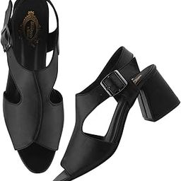 Womens Girls Stylish Ankle Strap Peep Toe Heel Pumps |Comfortable, Formal, Office, Casual Wear Pump-picture-41