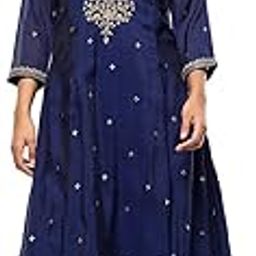 Women Embroidered Festive Kalidar Suit Set-25