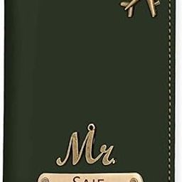 Personalised Name & Charm Leather Passport Cover Holder for Men & Women (Tan) | Customised Passport Holder for Gift-image-11