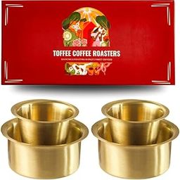 Toffee Coffee Roasters Stainless Steel Pack of 2 Dabara Gift Set | South Indian Coffee Glass Set Bowl and Glass | Serving Drinkware | Diwali Gifting, Corporate Bulk Gifting, Imported Coffee Hamper-image-43