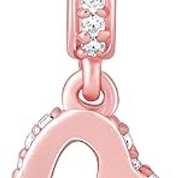 925 Silver Rose Gold Hearty Love Charm- Without Chain, Fits in Bracelet, Pendant & Necklace,Adjustable|Gifts for Women & Girls|With Certificate of Authenticity and 925 Stamp | 6 Months Warranty-image-93