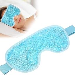Jenibri 1Pack, New Eye Mask - Ice Cold Compress For Puffy Eyes - Hot Cold Gel Bead Facial Mask For Dry Eyes - Frozen Masks Dark Circle, Migraine, Headache and Sinus Pain for Unisex.-image-92