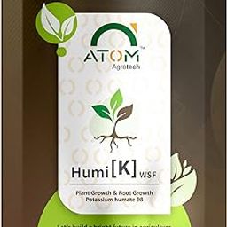 Humic Acid Flakes 1 Kg, Humic 98 for Plant, Super Potassium Humate 98%, Water Soluble, Shiny Flakes for Plants - Plant Growth Enhancer, Soil Conditioner, Improves Plant Root System - 1kg-image-69