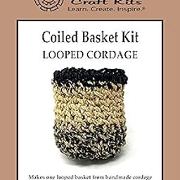 Traditional Craft Kits Coiled Basket Kit - Looped Cordage-15