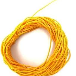 Vedroopam Sacred Puja Dhaga, Kalawa, Nazar Suraksha.Silk Yellow Dhaga Kalawa 10 Meter Thread (Pack of1)-image-28