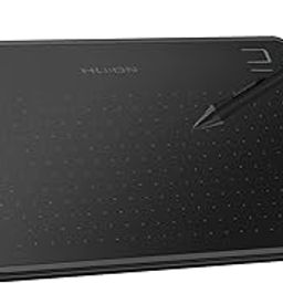 HS64 Graphics Drawing Tablet 6.3 x 4 inch Active Area 8192 Levels Pressure Tilt Function Art Animation Drawing Board with Battery-Free Stylus for Laptop PC Compatible with Windows Mac OS-10