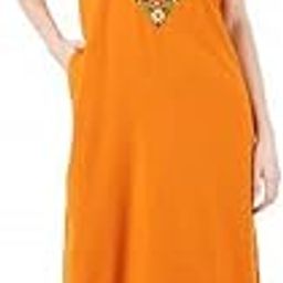lissybissy Cotton Resham Embroidery Nighty Night Gown Maxi for Women A line-image-4
