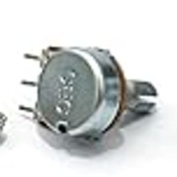 Electronic Spices 500K Rotary potentiometer round shaft handle 3 pin pack of 2pcs-27