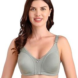 Women's Cotton Blend Non-Padded Non-Wired Full Coverage Regular Bra Comfort, Soft Cup, Comfortable Support-picture-40