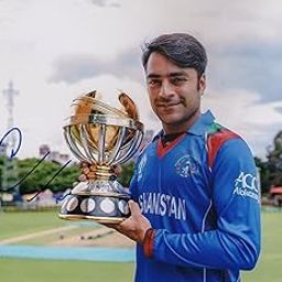 5x7 Inches Original Autographed Photo of Afghan Cricketer Rashid Khan-image-50