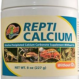 Zoo Med Reptile Calcium without Vitamin D3, 8-Ounce-57