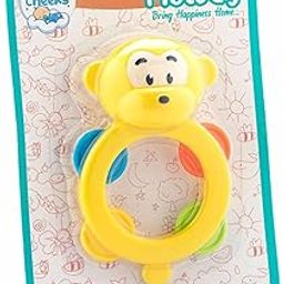 Sunny Melody Dafli Rattle Toy for Infants - Colorful Animal-Shaped Baby Rattle | Safe & Engaging for Newborns (0M+)|Yellow-image-85