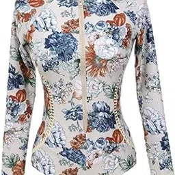 snappsy Long Sleeve Swimsuit for Women Womens Swimwear for Summer Beach Water Sports L-picture-7