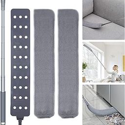 Retractable Gap Dust Cleaner Dusting Tools Microfiber Duster Gap Dust Brush Telescoping Long Handle 60inches Washable and Retractable Duster Brush for Cleaning Under Appliances Furniture Couch Fridge-15
