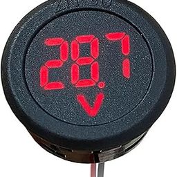 LOOM TREE® Round Two Wire Car Voltmeter Dc 4-100V Fit For Caravan Motorcycle Marine Red | Parts & Accessories | Motorcycle Parts | Body & Frame | Fairings & Body Work-image-66