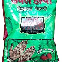 Double hathi mehendi, mehndi powder 100% natural henna mehndi 100g (Pack of 4) 100gX4-image-85