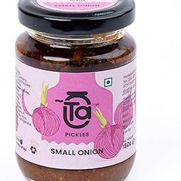 Ta Pickles | Small Onion Pickle | 150g | Made with Cold Pressed Oil | Homemade | Traditional Indian Taste | Natural | No Preservatives-image-43