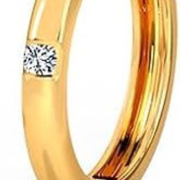 14 KT Yellow Gold Prem Diamond Hoop for Men for Men-image-61
