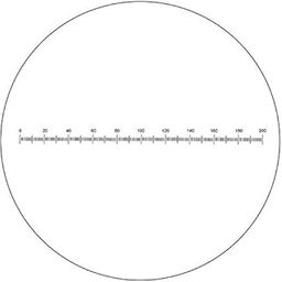 BoliOptics Microscope Eyepiece Reticle Linear Scale Micrometer Ruler Dia. 22mm, 10mm/200 Div. RT20101142-image-72