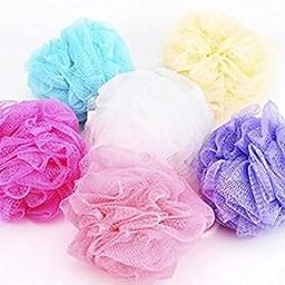 5PCS Bath Shower Sponge Pouf Loofahs Mesh Brush Bath Shower Body Cleanning Puff Net Ball Mesh Pouf Bath Sponge (5PCS)-50