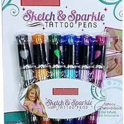 Levin 6PC Tattoo Pens for Children, Tattoo Pens for Skin Tattoo Gel Pens Set Tattoo Pen for Children-picture-46