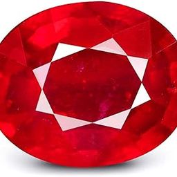 Gems 12.00 Ratti Ruby Stone Manik Stone Original Certified Natural Loose Gemstone-16