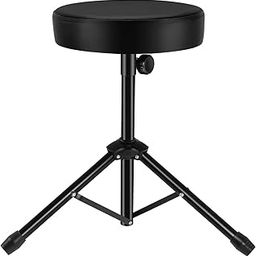 Softline Pro SP36 Universal Drum Throne,Padded Drum Seat Rotatable Drumming Stools with Anti-Slip Feet for Adults and Kids Black (SP36 - Single Stent)-picture-20