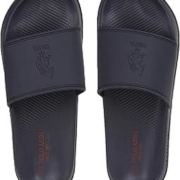 USPA|Specter|Black Stylish Sliders Flip Flops for Man-picture-32
