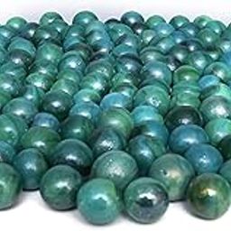 Artifii Decorative Glass Marble Kanche Pebbles for Decoration & Kids Playing Kanche/goli Glass Marbles(Green 950 Gram) Artifii_Kanche_950 Green-picture-14