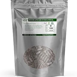Biogiri Lifecare International - Premium Size 0 Transparent Transparent Empty Gelatin Capsule Shell - Gluten Free | Powder Filling (Pack of 1000) | 500mg-image-90