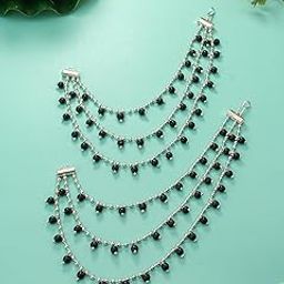 ™ Crystal Studded Jhumka Earrings – Sparkle with Tradition-image-73