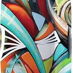 Polyester 75 cm (28 Inch) Large Protective Luggage Cover - Abstract Design,Multicolor-image-81