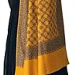 Extra Fine Count Pashmina Woollen Shawl, Reversible, Elegant & Lightweight Shawl, Kashmiri Jacquard, Designed by Local Artisans for Women-image-27