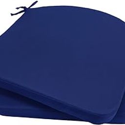UJEAVETTE Bench Chair Cushion with Strap Floor Pillow Sitting for Kitchen Bedroom Sofa Blue-image-29