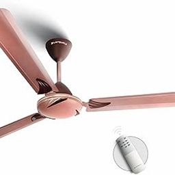 Longway Creta P1 1200 mm/48 inch Remote Controlled 3 Blade Anti-Dust Decorative Star Rated Ceiling Fan (Rusty Brown, Pack of 1)-image-72