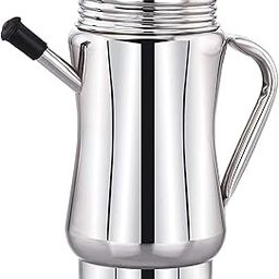 DiBha Stainless Steel Cooking Oil Dispenser Leak Proof Storage with Lid, Cooking Oil Bottle, Oil Container For Daily Use in Kitchen, Color- Silver (Capacity-1000 ml)-image-74