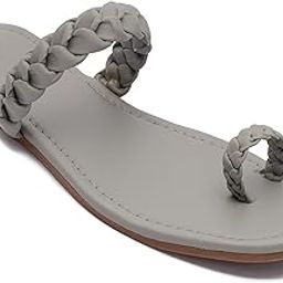 Women's Stylish & Fashionable Casual Toe Ring Flats sandal And Slippers Daily Uses Fashion Slippers |Soft footbed Flat Slipper All Day Wear For Women & Girls-image-93