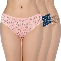 Print Low Rise Three-Fourth Coverage Bikini Panties (Pack of 3)-picture-5