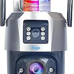 XUGA X06W 3MP + 3MP PTZ AI Smart WiFi Camera | 12x Optical Zoom | Auto-Tracking | Weatherproof | 2 Way Audio | 512GB SD Support | 60m IR | Human Detection |Onvif NVR Compatible | Color Night Vision-24