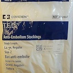 Kendall Ted Thigh Length Anti Embolism Stockings Large Regular Length - 1 Pair - Model 3728 Large-10