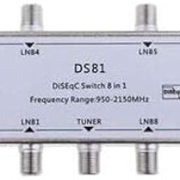 18V Multi Switch LNB Satellite FTA 8 Outputs Combiner LNBF Dish DS81-24
