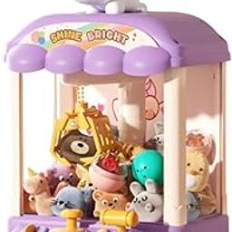 PLUSPOINT Unicorn Claw Machine for Kids 6+, Candy Dispenser, Arcade Games Mini Vending Machine, Small Stuff Prizes, Birthday Gifts - Multicolor-picture-18