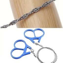 MRIYA Stainless Steel Cable Saw, Metal Wire Saw Hand Pocket String Rope Saw Emergency Survival Saw PVC Pipe Cutting Tool for Wood Camping Hiking Hunting (Wire 60Cm))-image-82