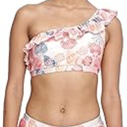 Tinkara One Shoulder Frill Tankini Top with Full Coverage Panty Two Piece Tankini Set for Women Swimwear Beachwear-picture-4