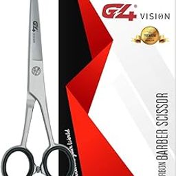 G4 Barber Hair Cutting Scissors Shears High Carbon Razor Sharp Mustache Haircut Hairdresser (6 inch)-image-38
